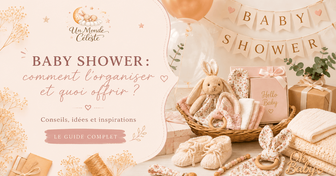 Baby shower : comment l'organiser et quoi offrir ? - Un monde Céleste