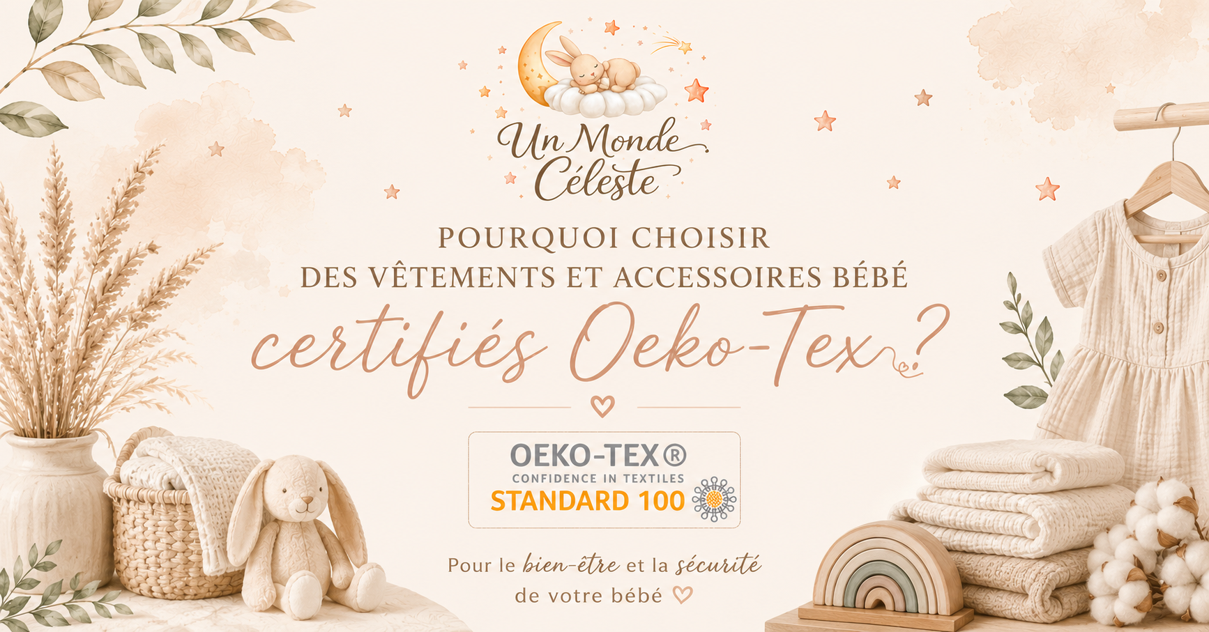 Pourquoi choisir des vêtements et accessoires bébé certifiés Oeko-Tex ?