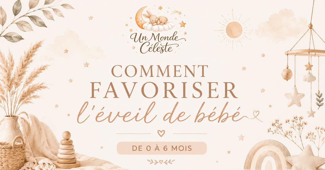 Comment favoriser l'éveil de bébé de 0 à 6 mois ? - Un monde Céleste