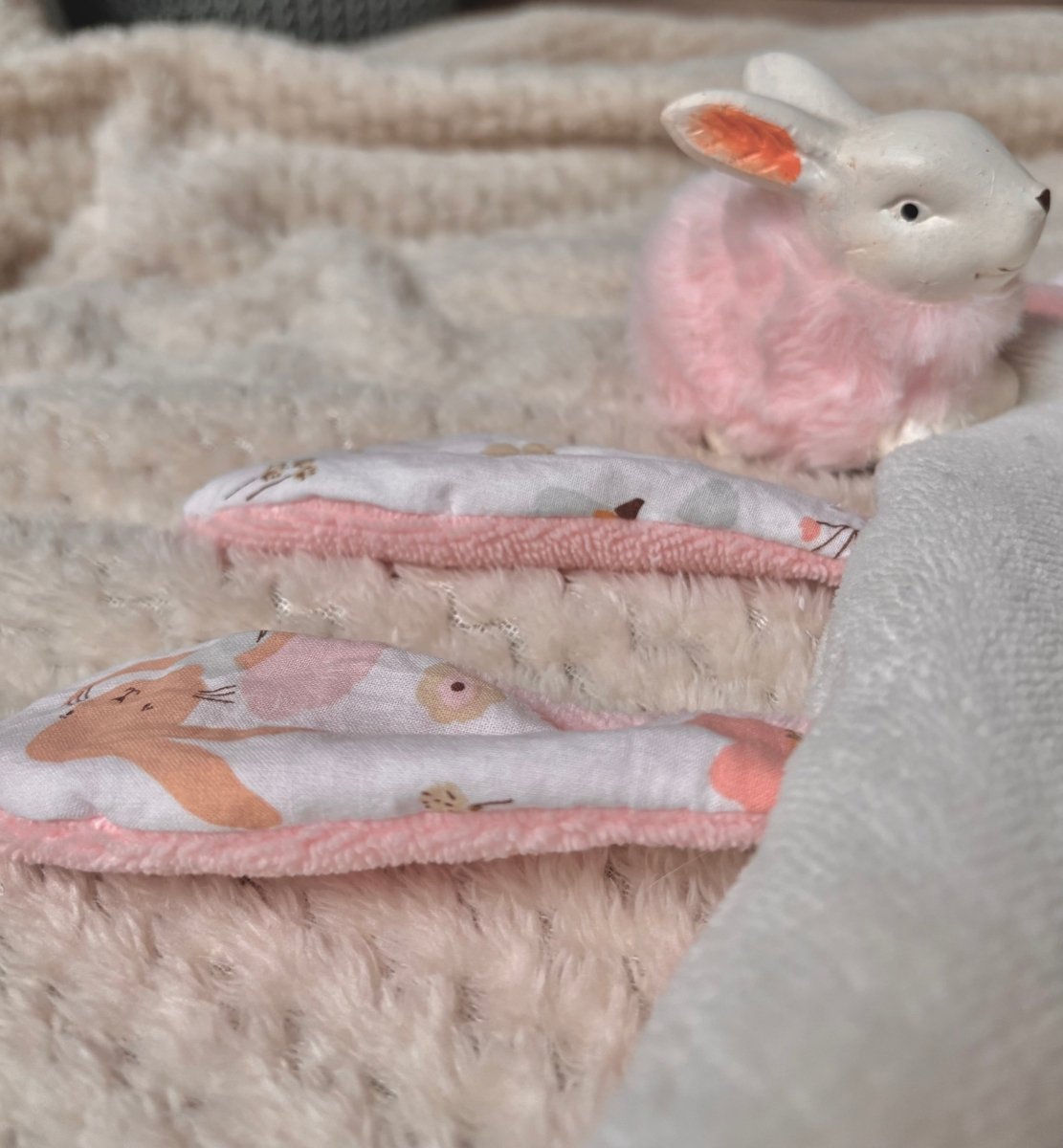 Doudou cadeau naissance fait main artisanal coton doux