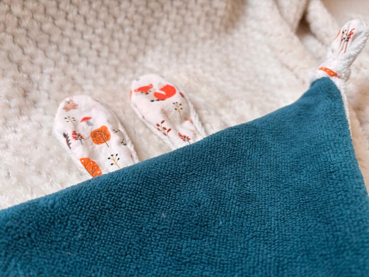 Doudou cadeau naissance original artisanal fait main France