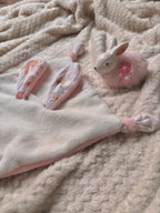 Doudou objet transitionnel bébé fait main tissu certifié