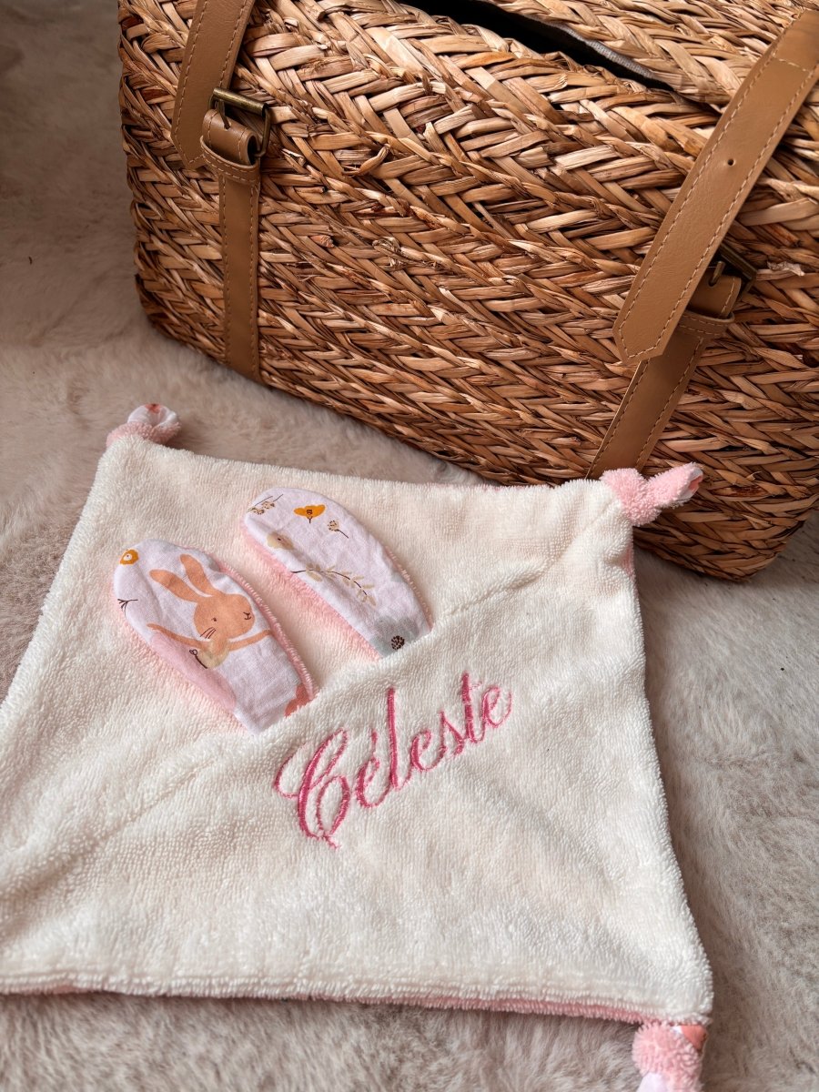 Doudou bébé "Douceur printanière"