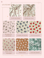 Lange bébé en gaze de coton à motifs - Différents coloris & différentes tailles