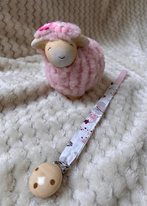 Attache tétine fait main collection Ballet Céleste