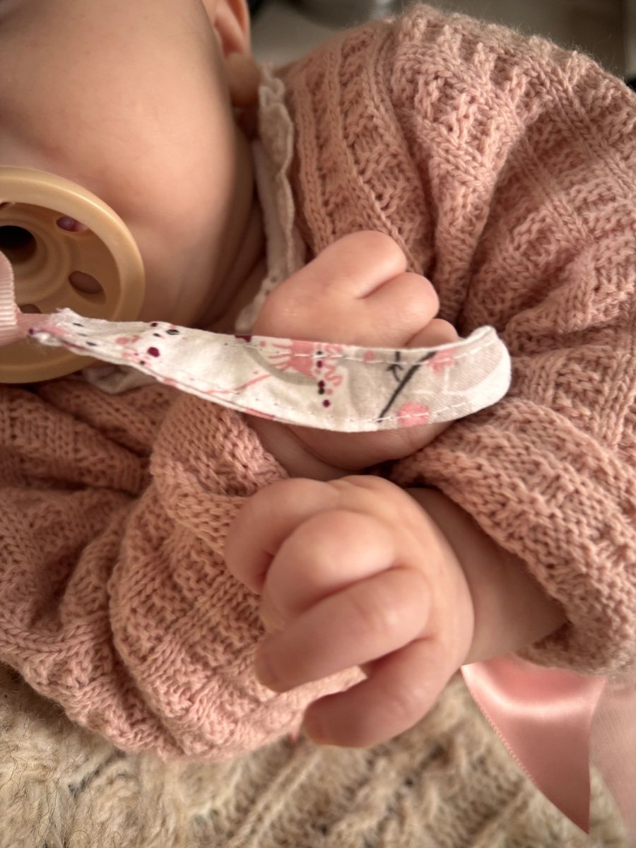 Attache tétine artisanale pour bébé, cadeau naissance original