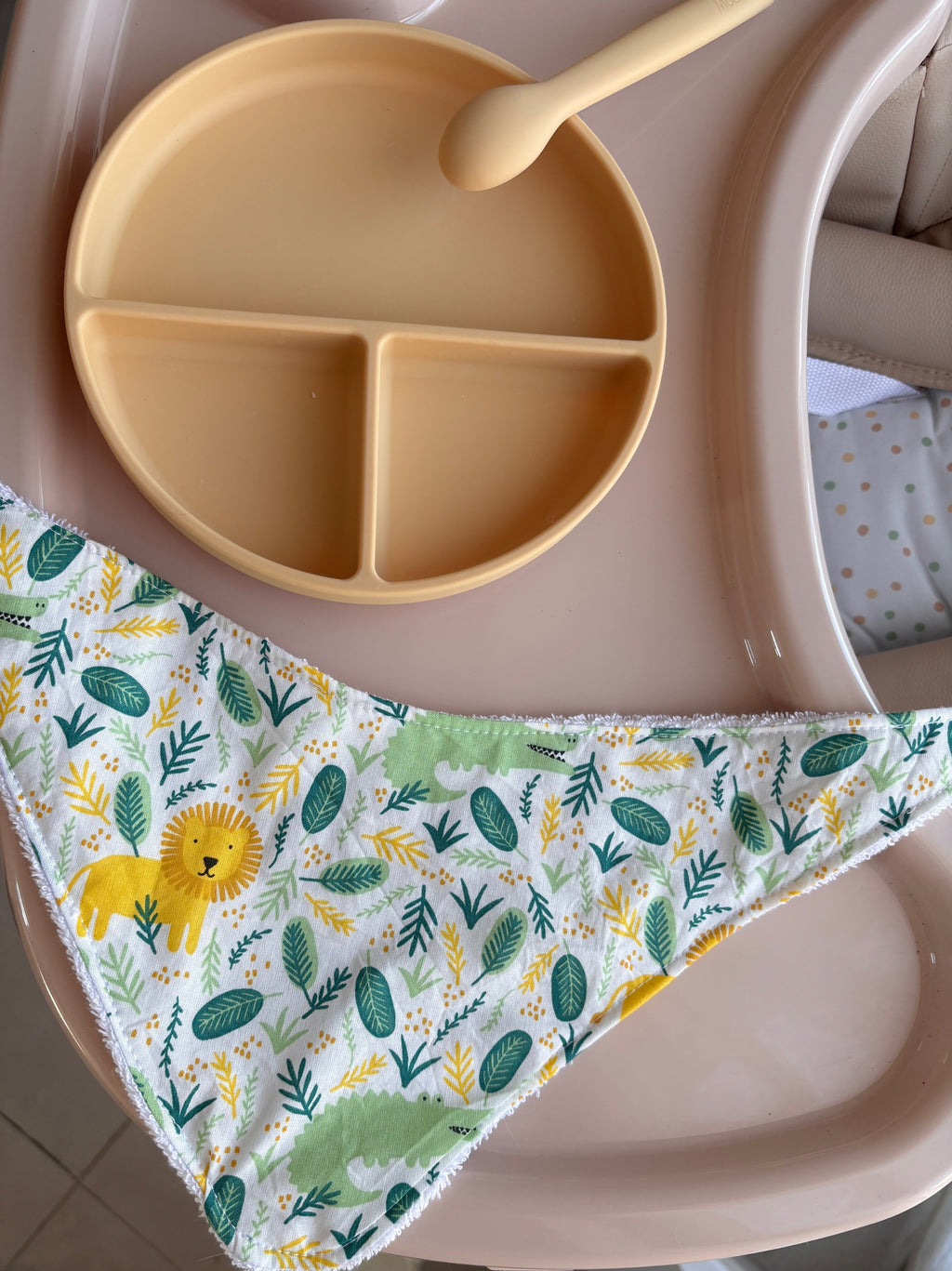Bavoir bandana - Jungle tropicale