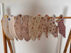 Lot de 3 bavoirs bandana en gaze de coton - A composer