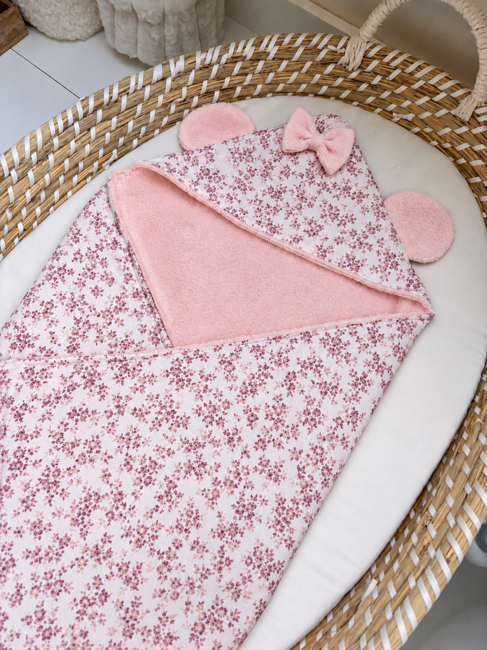Cape de bain - Collection Octobre Rose