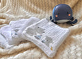 Cotons lavables faits main collection Horizon Céleste certifiés Oeko-Tex bébé