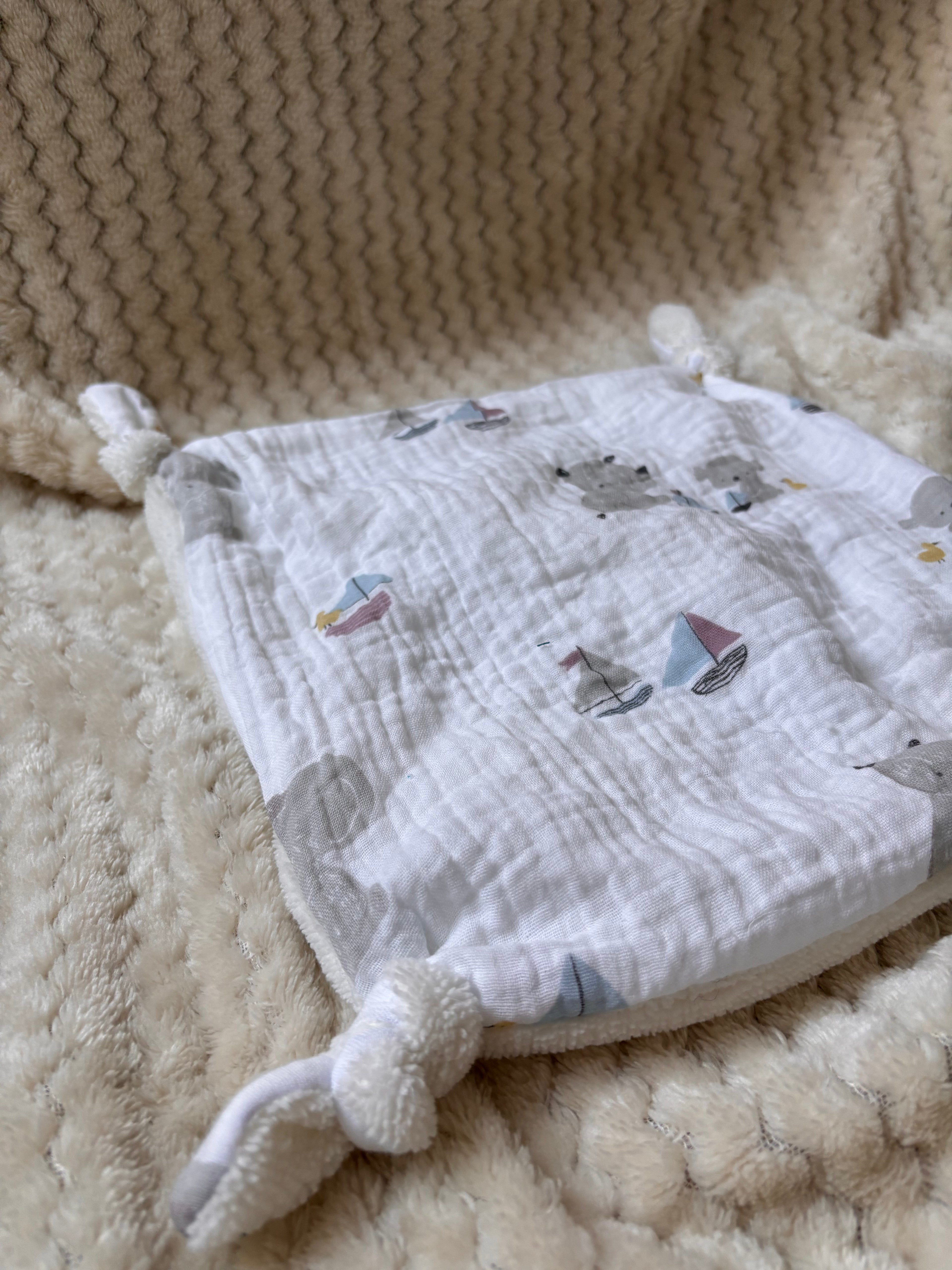 Doudou bébé fait main collection Horizon Céleste