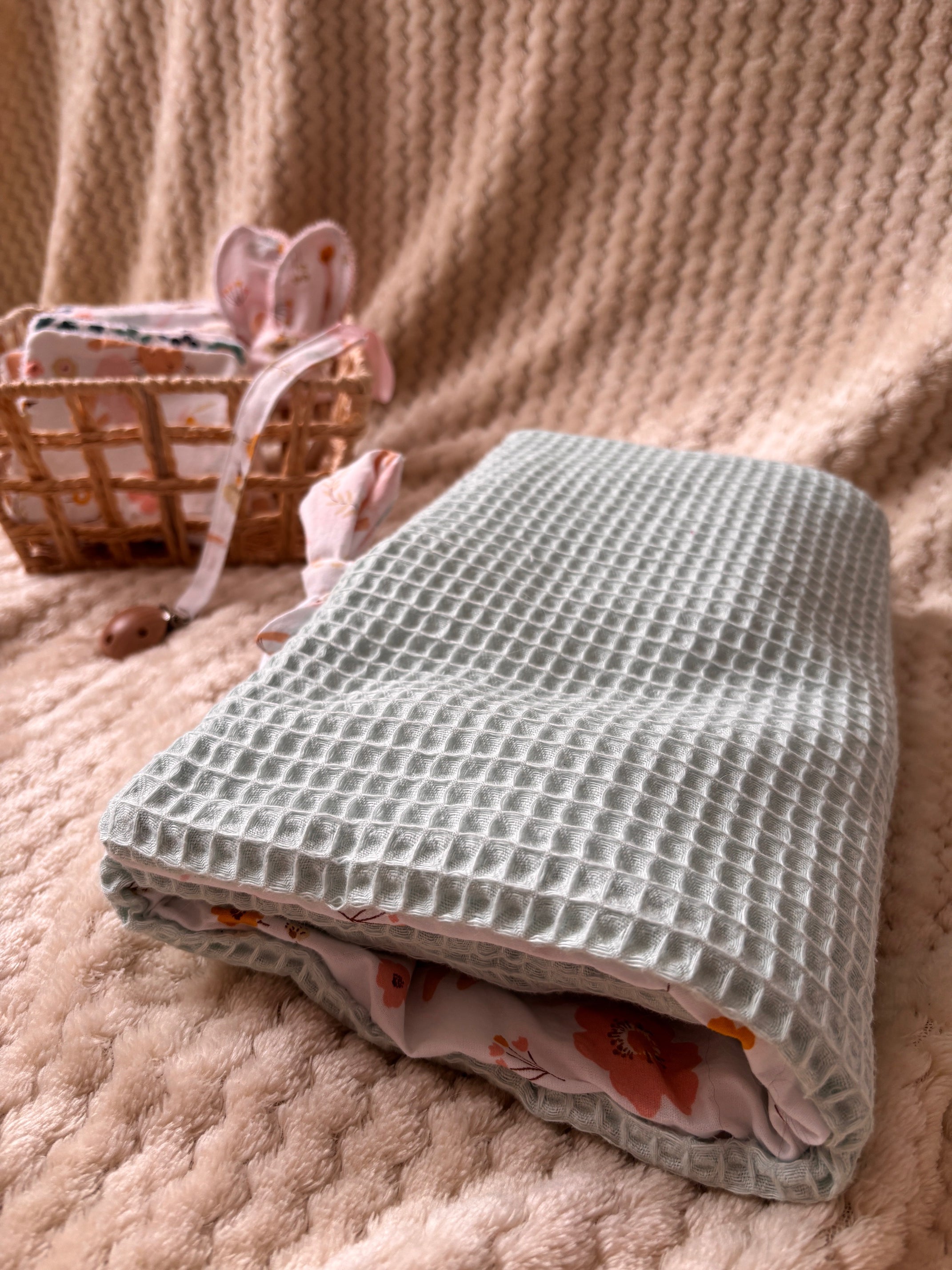Tapis à langer nomade - Douceur printanière